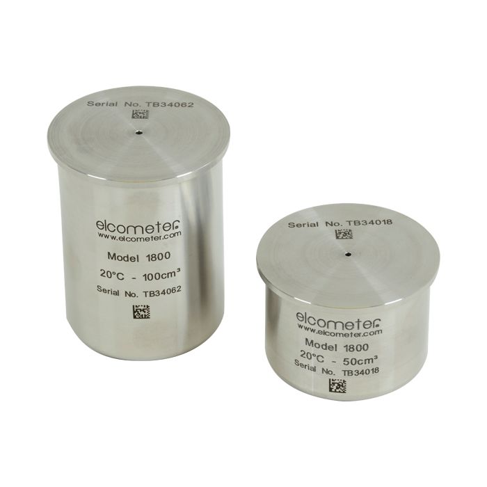 Elcometer 1800 stainless steel density cups