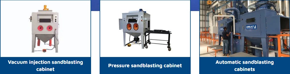 Sandblasting cabinet
